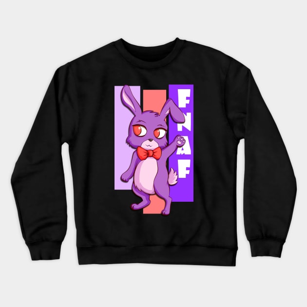 Bonnie Five Nights at Freddy's Crewneck Sweatshirt by panchi